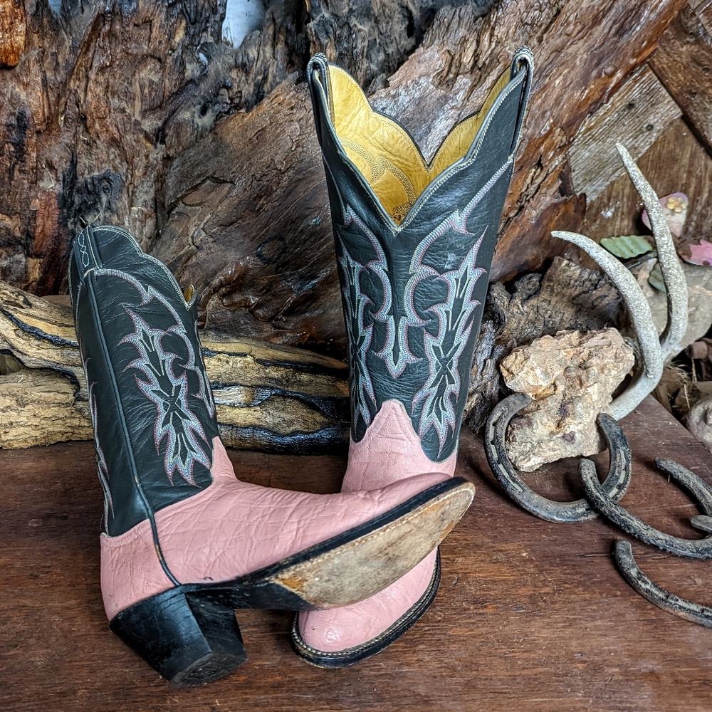 Tony Lama cowboy boots 5.5B - Picture 11 of 12